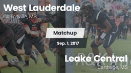 Matchup: West Lauderdale vs. Leake Central  2017