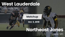 Matchup: West Lauderdale vs. Northeast Jones  2018