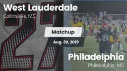 Matchup: West Lauderdale vs. Philadelphia  2019