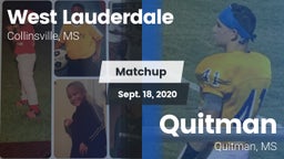 Matchup: West Lauderdale vs. Quitman  2020