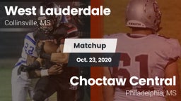 Matchup: West Lauderdale vs. Choctaw Central  2020