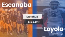 Matchup: Escanaba vs. Loyola  2017