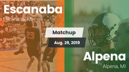 Matchup: Escanaba vs. Alpena  2019