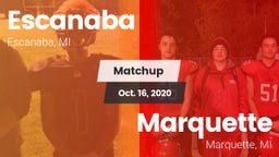 Matchup: Escanaba vs. Marquette  2020