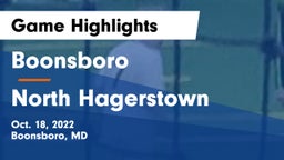 Boonsboro  vs North Hagerstown Game Highlights - Oct. 18, 2022