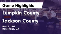Lumpkin County  vs Jackson County Game Highlights - Nov. 8, 2018