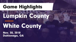 Lumpkin County  vs White County Game Highlights - Nov. 30, 2018