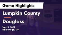 Lumpkin County  vs Douglass  Game Highlights - Jan. 3, 2024