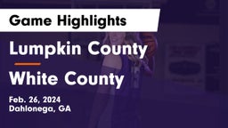 Lumpkin County  vs White County  Game Highlights - Feb. 26, 2024