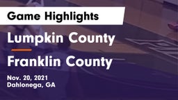 Lumpkin County  vs Franklin County  Game Highlights - Nov. 20, 2021