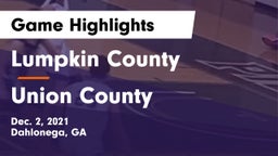 Lumpkin County  vs Union County  Game Highlights - Dec. 2, 2021