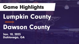 Lumpkin County  vs Dawson County  Game Highlights - Jan. 10, 2023