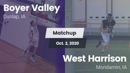 Matchup: Boyer Valley vs. West Harrison  2020