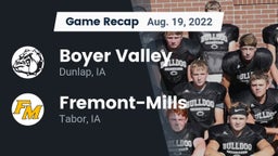 Recap: Boyer Valley  vs. Fremont-Mills  2022