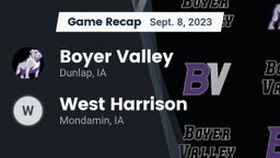 Recap: Boyer Valley  vs. West Harrison  2023