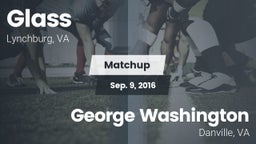 Matchup: Glass vs. George Washington  2016