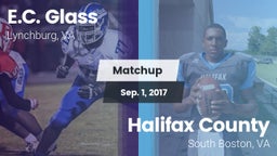 Matchup: E.C. Glass High vs. Halifax County  2017
