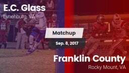 Matchup: E.C. Glass High vs. Franklin County  2016
