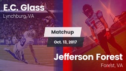 Matchup: E.C. Glass High vs. Jefferson Forest  2017