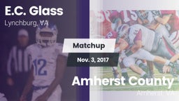 Matchup: E.C. Glass High vs. Amherst County  2017