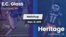 Matchup: E.C. Glass High vs. Heritage  2018