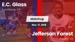 Matchup: E.C. Glass High vs. Jefferson Forest  2018
