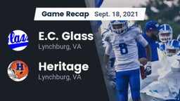 Recap: E.C. Glass  vs. Heritage  2021