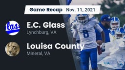 Recap: E.C. Glass  vs. Louisa County  2021
