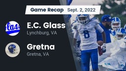 Recap: E.C. Glass  vs. Gretna  2022