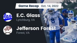 Recap: E.C. Glass  vs. Jefferson Forest  2022