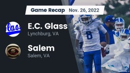 Recap: E.C. Glass  vs. Salem  2022