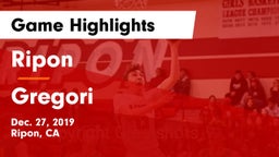 Ripon  vs Gregori  Game Highlights - Dec. 27, 2019