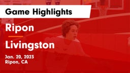 Ripon  vs Livingston  Game Highlights - Jan. 20, 2023