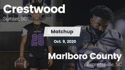 Matchup: Crestwood vs. Marlboro County  2020