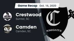 Recap: Crestwood  vs. Camden  2020