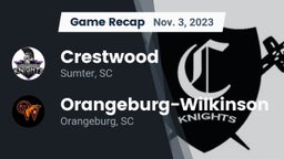 Recap: Crestwood  vs. Orangeburg-Wilkinson  2023
