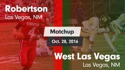 Matchup: Robertson vs. West Las Vegas  2016