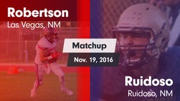 Matchup: Robertson vs. Ruidoso  2016