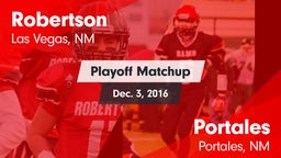 Matchup: Robertson vs. Portales  2016