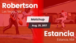 Matchup: Robertson vs. Estancia  2017