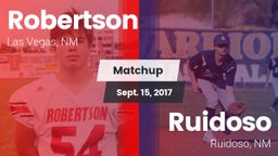 Matchup: Robertson vs. Ruidoso  2017
