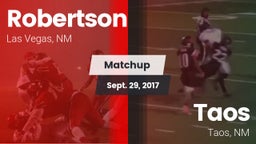 Matchup: Robertson vs. Taos  2017