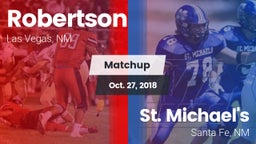 Matchup: Robertson vs. St. Michael's  2018