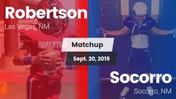 Matchup: Robertson vs. Socorro  2019