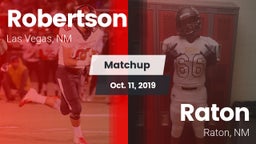 Matchup: Robertson vs. Raton  2019