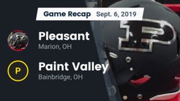 Recap: Pleasant  vs. Paint Valley  2019
