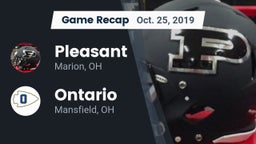 Recap: Pleasant  vs. Ontario  2019