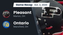 Recap: Pleasant  vs. Ontario  2020
