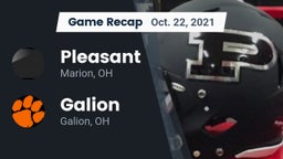 Recap: Pleasant  vs. Galion  2021