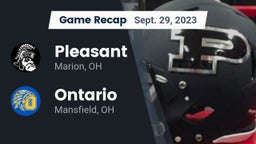 Recap: Pleasant  vs. Ontario  2023